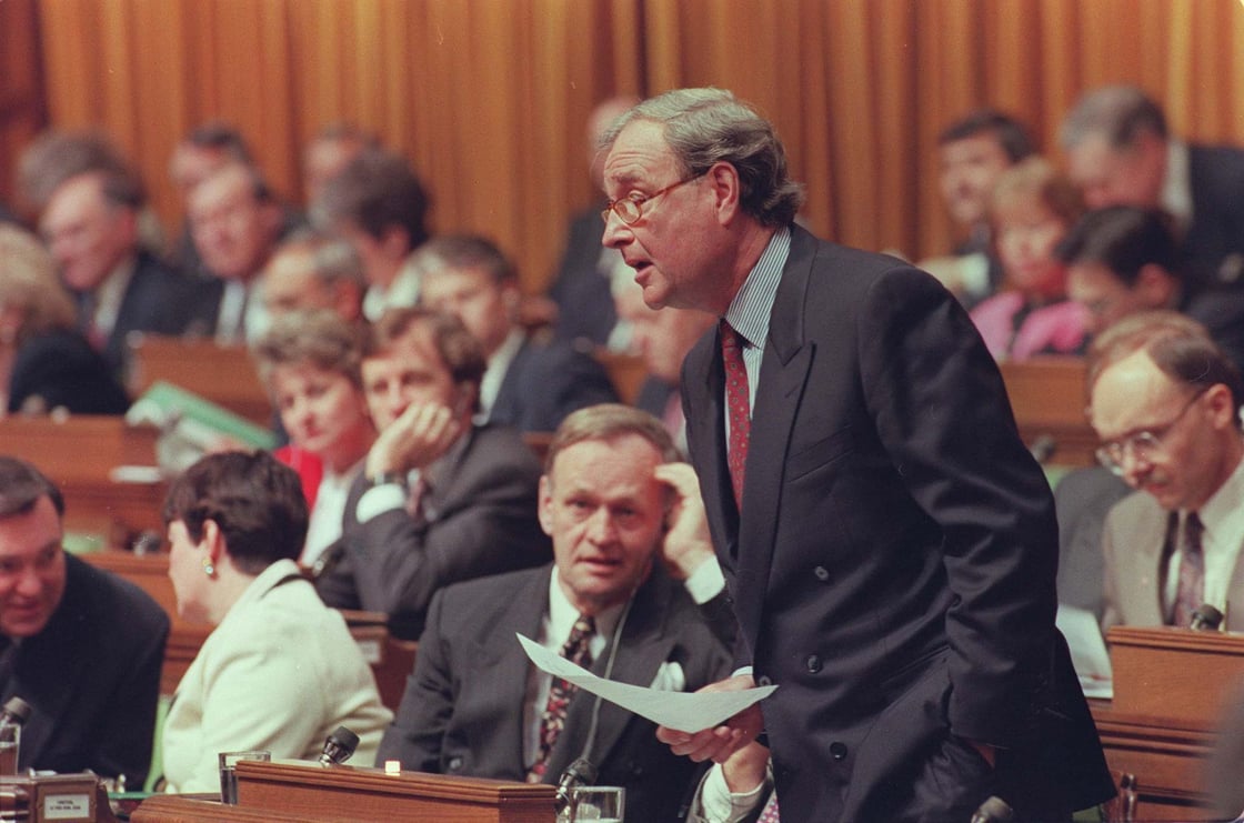 Chretien and Martin budget 1995