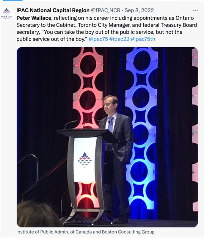 IPAC Wallace at podium